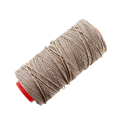 Bobine de fil de lin naturel tressé couture main Cuir en stock