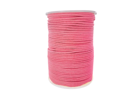Fil coton ciré - Rose - Cuirenstock