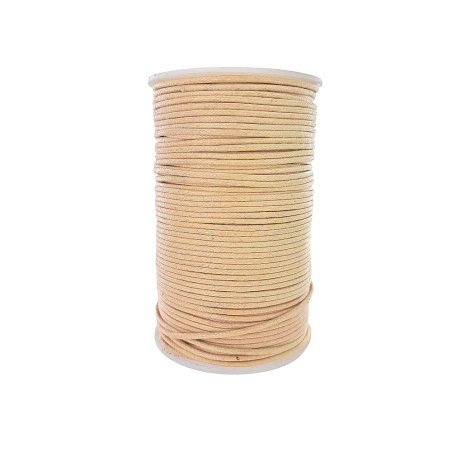 Fil coton ciré - Naturel - Cuirenstock