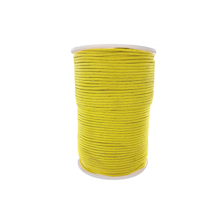 Fil coton ciré - Jaune