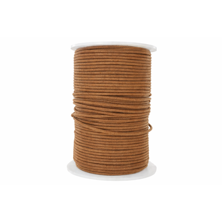 Fil coton ciré - Brun