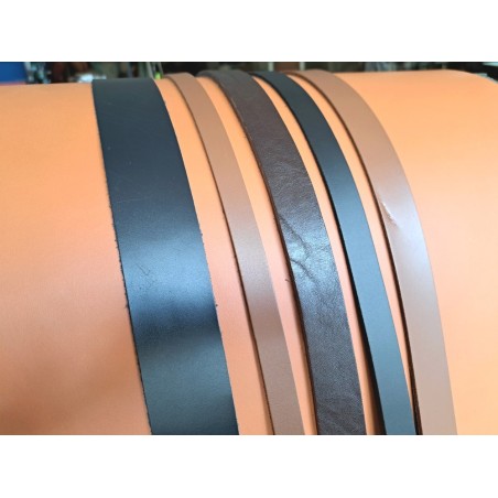 Lot de 5 bandes de cuir classique ou à effet - 2ème choix