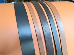 Lot de 5 bandes de cuir classique ou à effet - 2ème choix