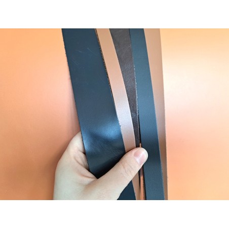 Lot de 5 bandes de cuir classique ou à effet - 2ème choix