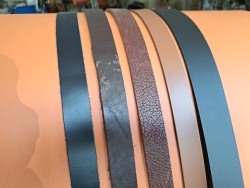 Lot de 5 bandes de cuir classique ou à effet - 2ème choix