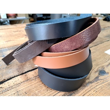 Lot de 5 bandes de cuir classique ou à effet - 2ème choix