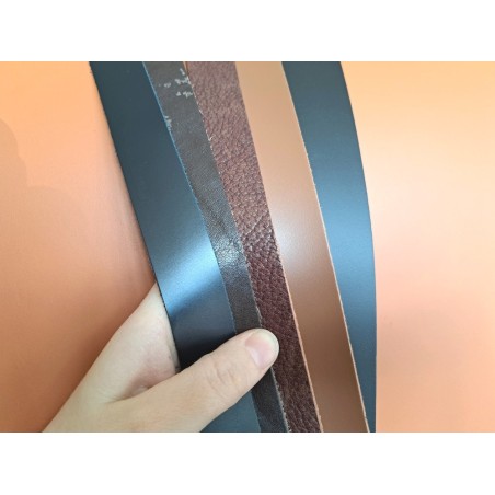 Lot de 5 bandes de cuir classique ou à effet - 2ème choix