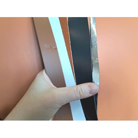Lot de 5 bandes de cuir classique ou à effet - 2ème choix