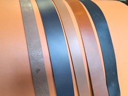 Lot de 5 bandes de cuir classique ou à effet - 2ème choix