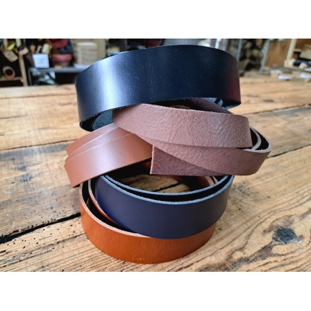 Lot de 5 bandes de cuir classique ou à effet - 2ème choix