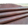 Lot de 3 peaux de cuir stretch identiques - Cacao