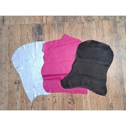 Lot de 3 peaux de cuir stretch - Cuir en Stock