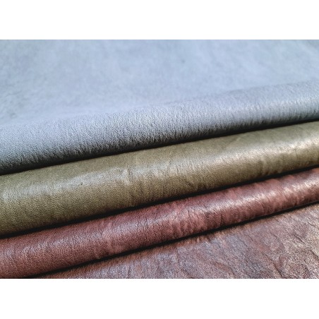 Lot de 3 peaux de cuir stretch - Cuir en Stock