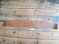Bande de collet tannage végétal - Brun - Cuir en Stock