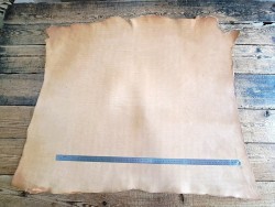 Collet de cuir de vache naturel – Tannage végétal 2ᵉ choix