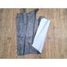 Demi peau de veau gris - graffiti - maroquinerie - Cuir en Stock