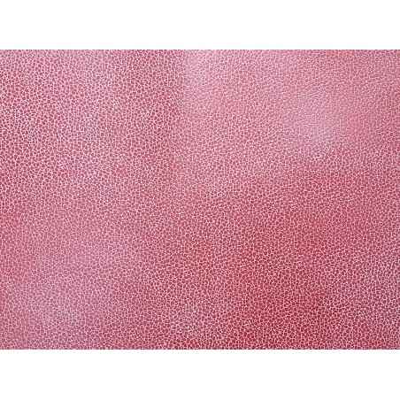 morceau rectangulaire 82x52 cm - rouge brique - Cuirenstock