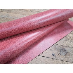 morceau rectangulaire 82x52 cm - rouge brique - cuirenstock