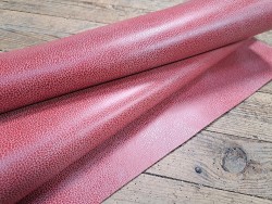 morceau rectangulaire 82x52 cm - rouge brique - cuirenstock
