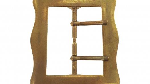 grande boucle ceinture double ardillon laiton massif 54 mm cuirenstock