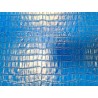 morceau rectangulaire 82x52 cm - crocodile - bleu royal - Cuirenstock