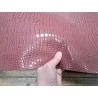 morceau rectangulaire 82x52 cm - caïman - rose balais - cuirenstock