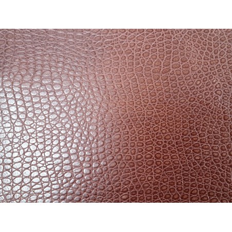 morceau rectangulaire 82x52 cm - caïman - brun - Cuirenstock