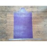 morceau rectangulaire 82x52 cm - crocodile - violet - cuir en stock