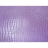 morceau rectangulaire 82x52 cm - crocodile - violet - Cuirenstock