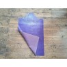 Morceau unique 82x59 - N°9 - Crocodile - Violet - Cuir en Stock
