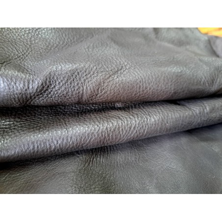 chutes de cuir de veau - Café - cuirenstock