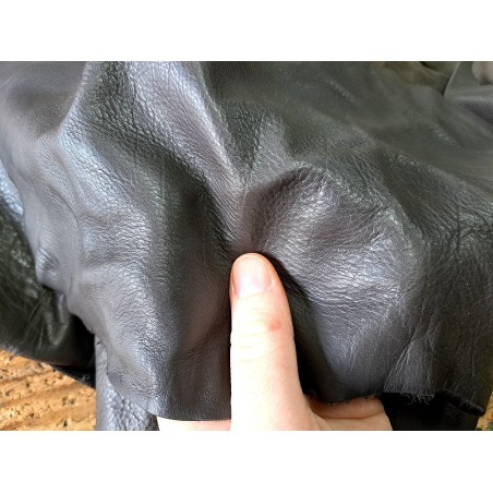 chutes de cuir de veau - Café - Cuirenstock