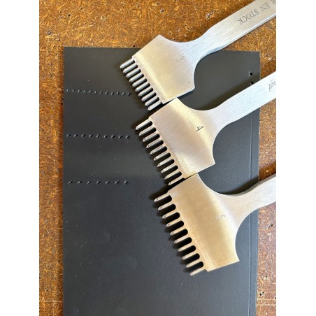 Couture au point Sellier - Outil griffe acier à frapper - Cuirenstock