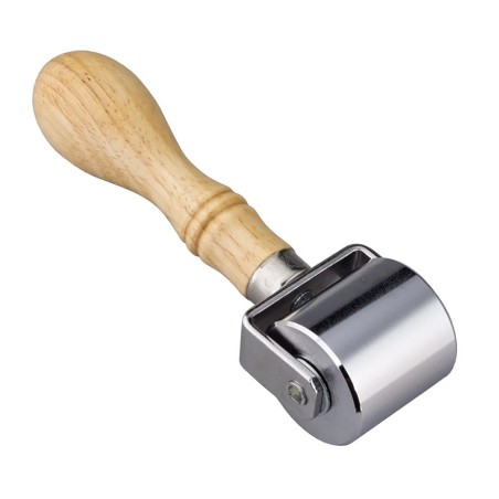 Rouleau métallique pour cuir IVAN – Roulette acier pour aplatir, presser et lisser le cuir - Cuir en Stock