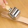 Rouleau métallique pour cuir IVAN – Roulette acier pour aplatir, presser et lisser le cuir - Cuir en Stock