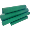 Peau de cuir de karung - Cuir exotique - serpent - Vert forêt mat - Cuir en stock