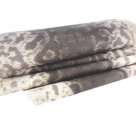 Peau de cuir de karung - Cuir exotique - serpent - Naturelle - Cuirenstock