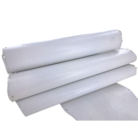 Peau de cuir de karung - Cuir exotique - serpent - Blanc - Cuirenstock