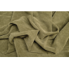 velours - kaki - maroquinerie - cuir en stock