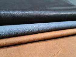 Lot de 3 peaux de cuir stretch - Cuir en Stock
