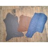 Lot de 3 peaux de cuir stretch - Cuir en Stock