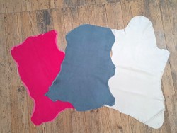 Lot de 3 peaux de cuir stretch - Cuir en Stock