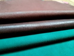 Lot de 3 peaux de cuir stretch - Cuir en Stock