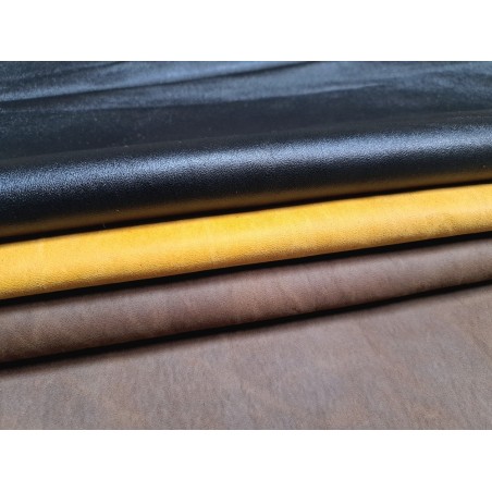 Lot de 3 peaux de cuir stretch - vêtement - divers - cuirenstock