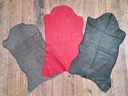 Lot de 3 peaux de cuir stretch - Cuir en Stock