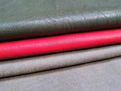 Lot de 3 peaux de cuir stretch - Cuir en Stock