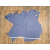 Peau de cuir de vache - ameublement - bleu pastel - Cuir en stock