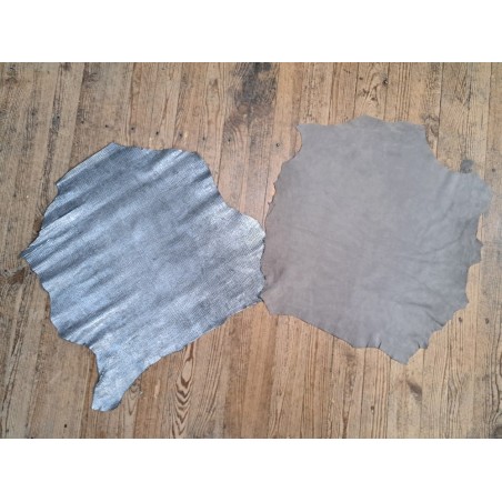 Lot de 2 peaux uniques - Cuir de chèvres - Cuirenstock