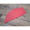 Peau de cuir de poisson Tilapia doré - Corail mat - Cuirenstock