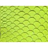 Peau de cuir de poisson tilapia - Jaune mat - Cuir en Stock